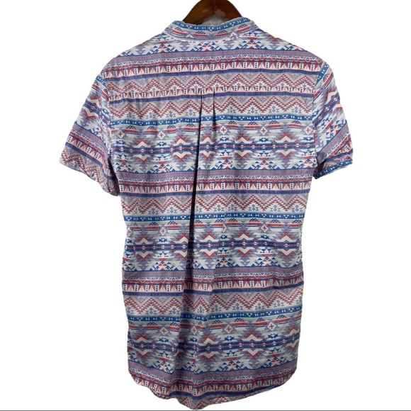 21 MEN | Tribal Print Small Men’s Button Down - Picture 2 of 5